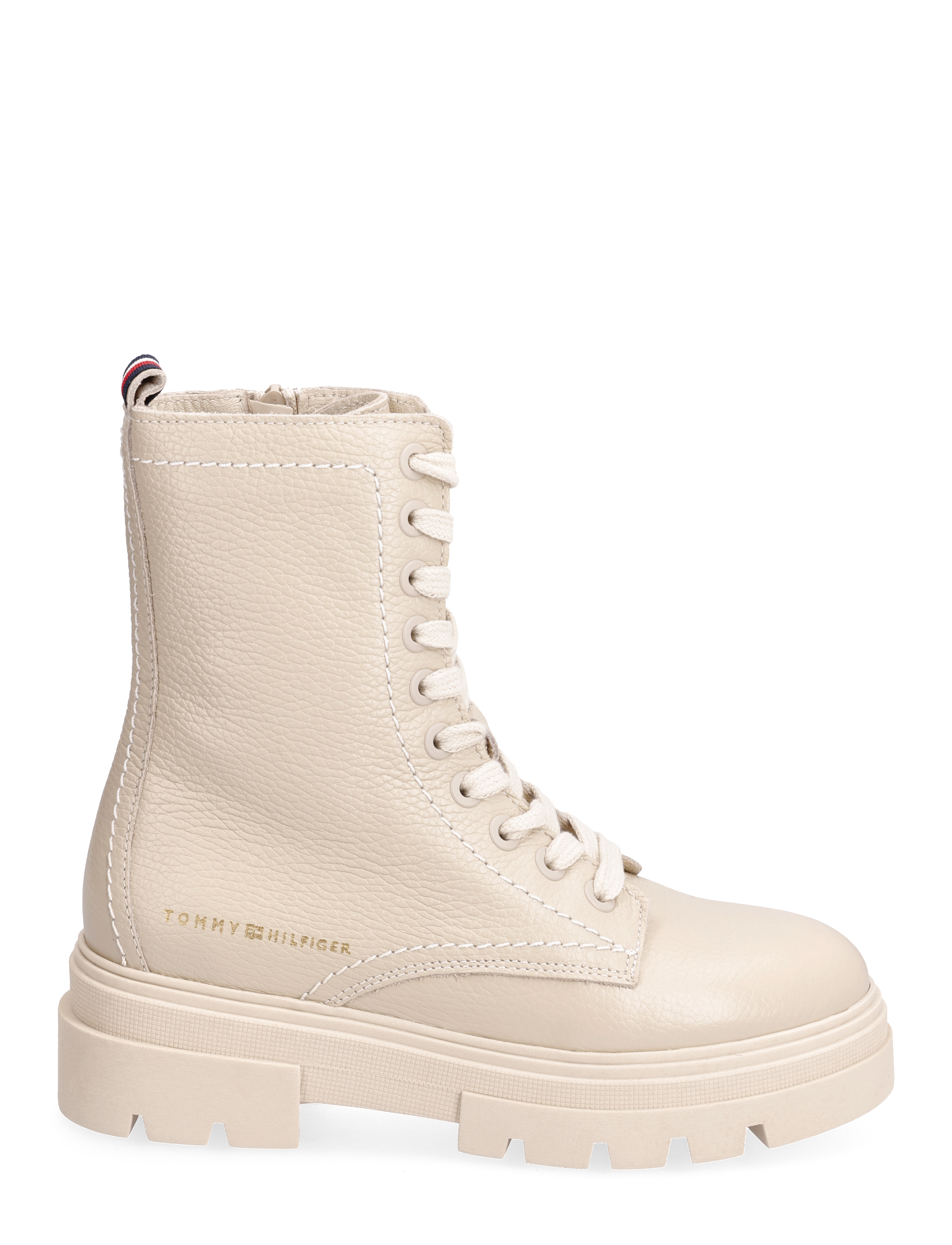 Tommy Hilfiger - MONOCHROMATIC LACE UP BOOT - classic beige - 1