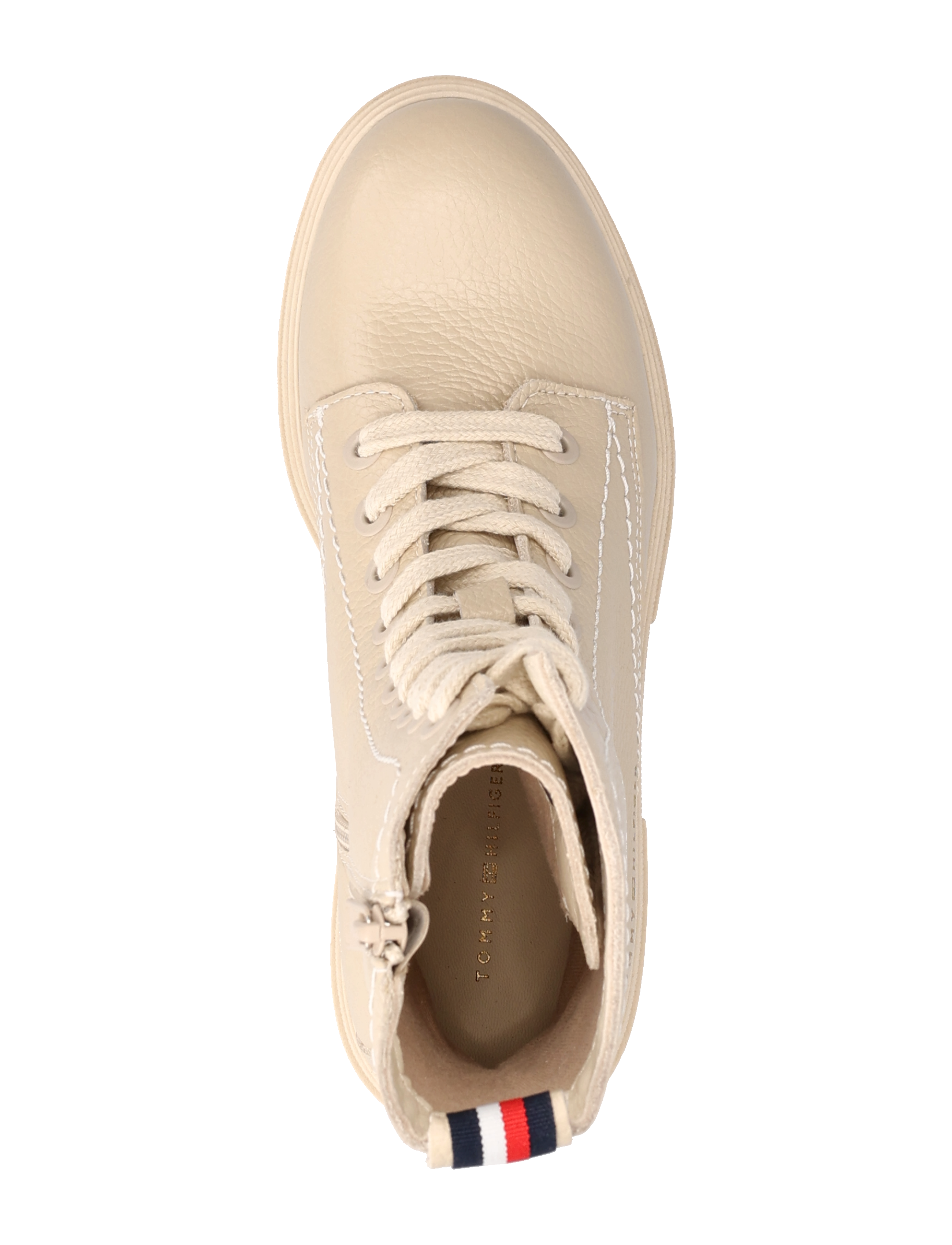 Tommy Hilfiger - MONOCHROMATIC LACE UP BOOT - classic beige - 3