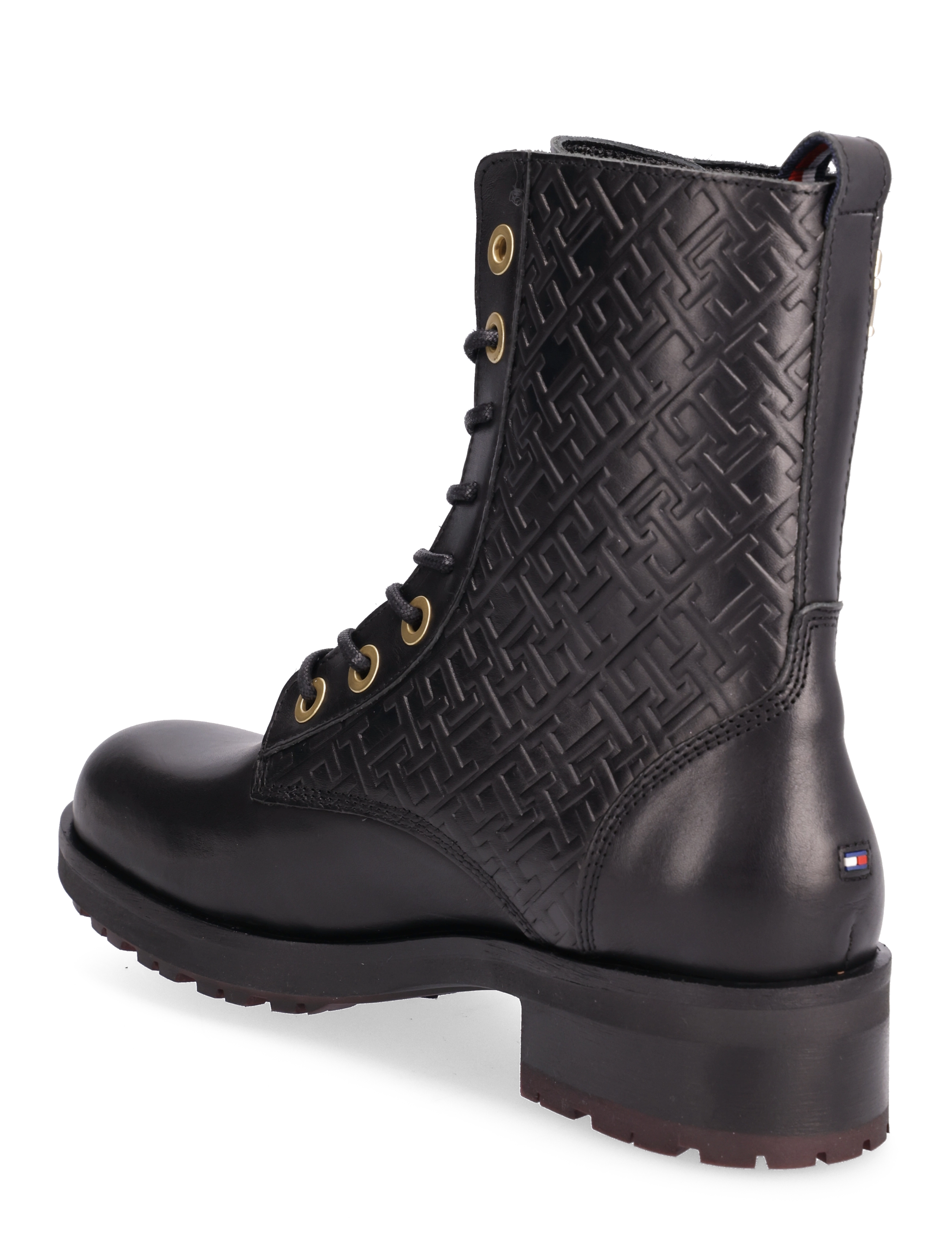 Tommy Hilfiger - TH MONOGRAM BIKER BOOT - black - 2