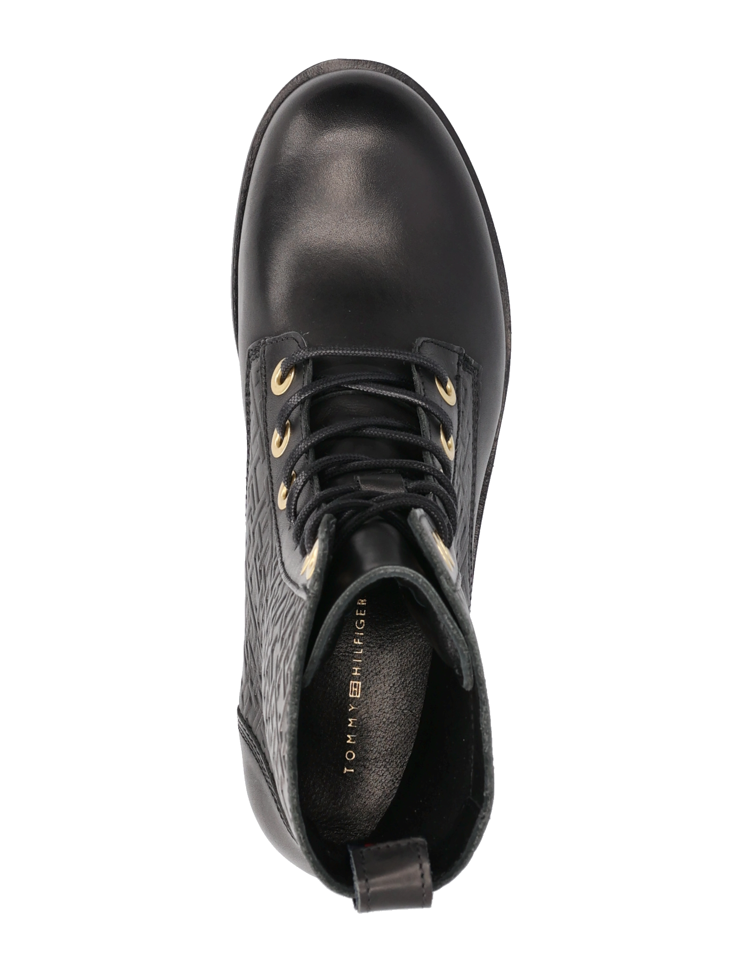 Tommy Hilfiger - TH MONOGRAM BIKER BOOT - black - 3