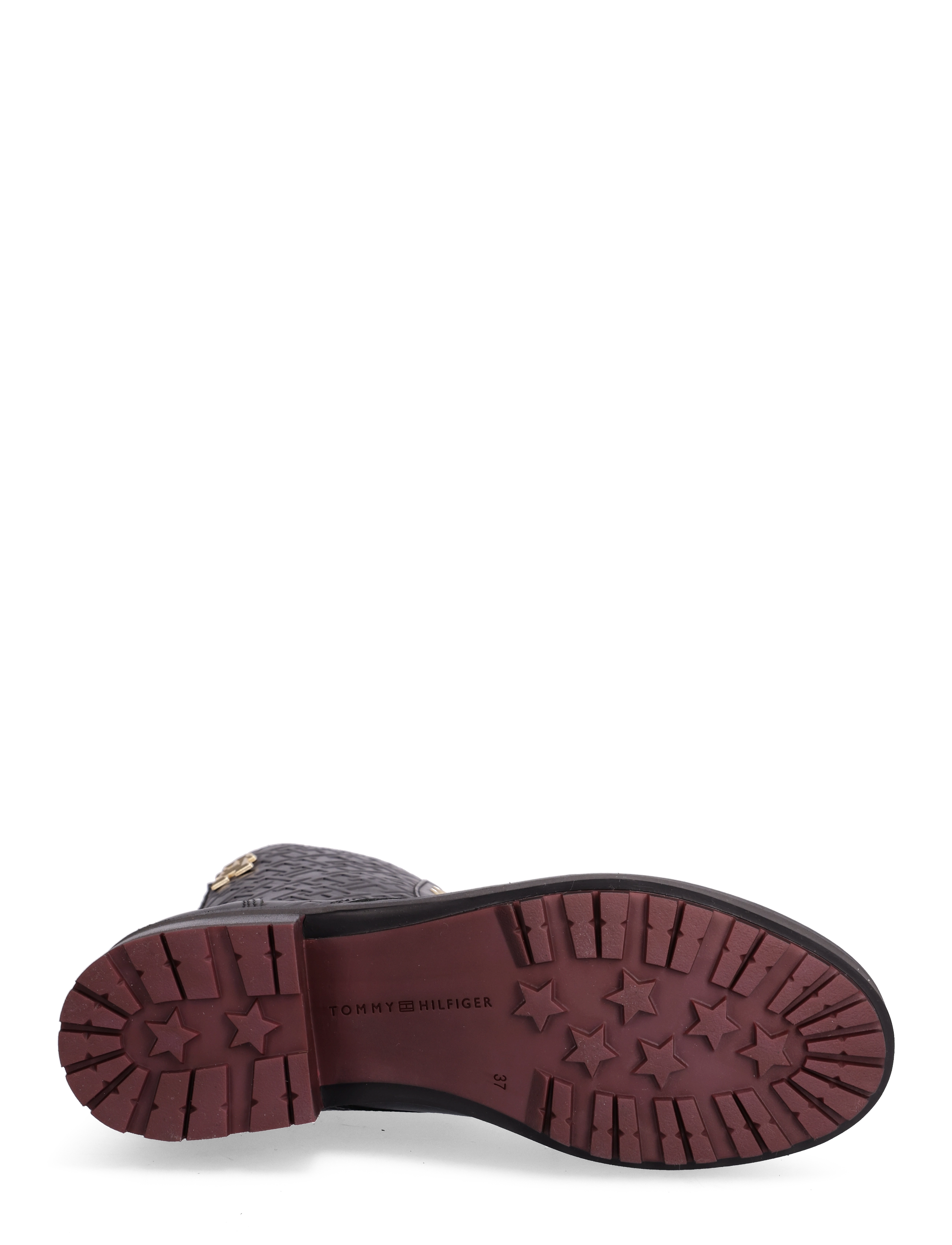 Tommy Hilfiger - TH MONOGRAM BIKER BOOT - black - 4