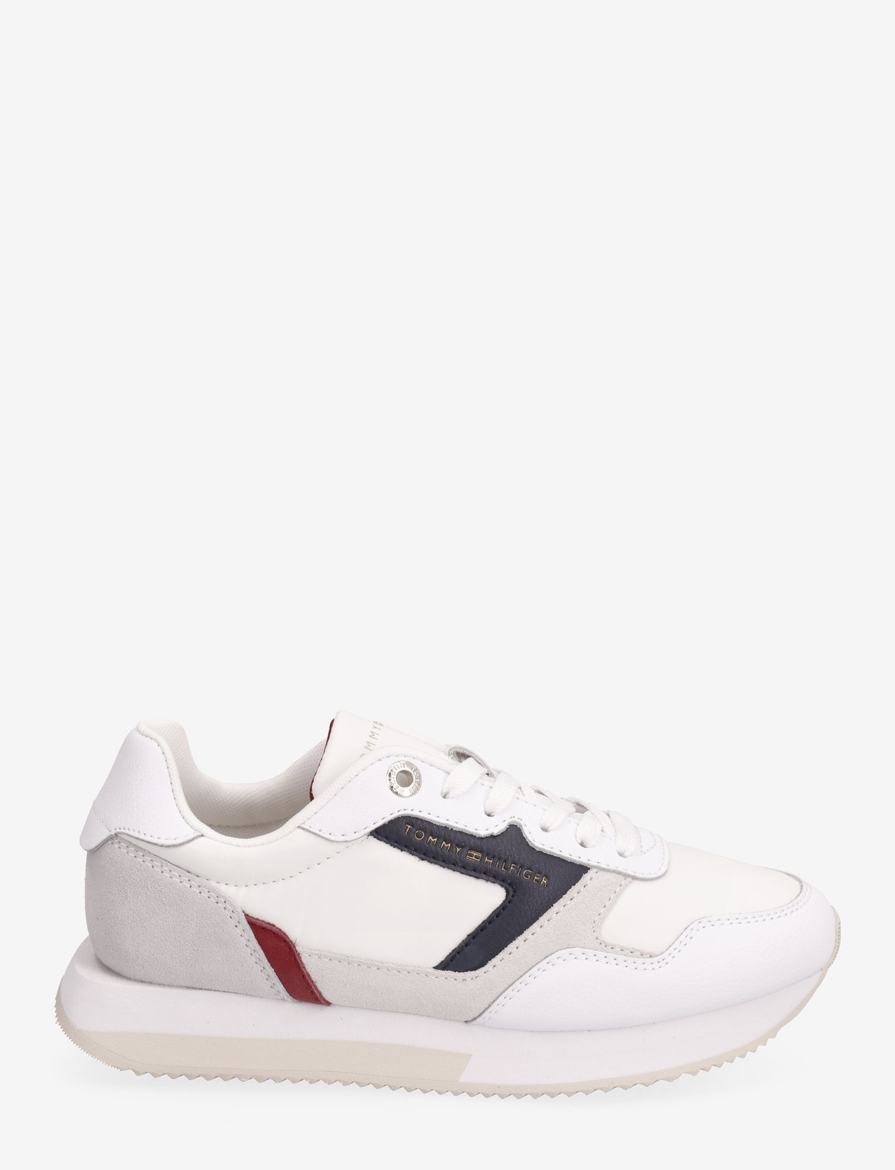 Tommy Hilfiger - ESSENTIAL TH RUNNER - low top sneakers - white/rwb - 1