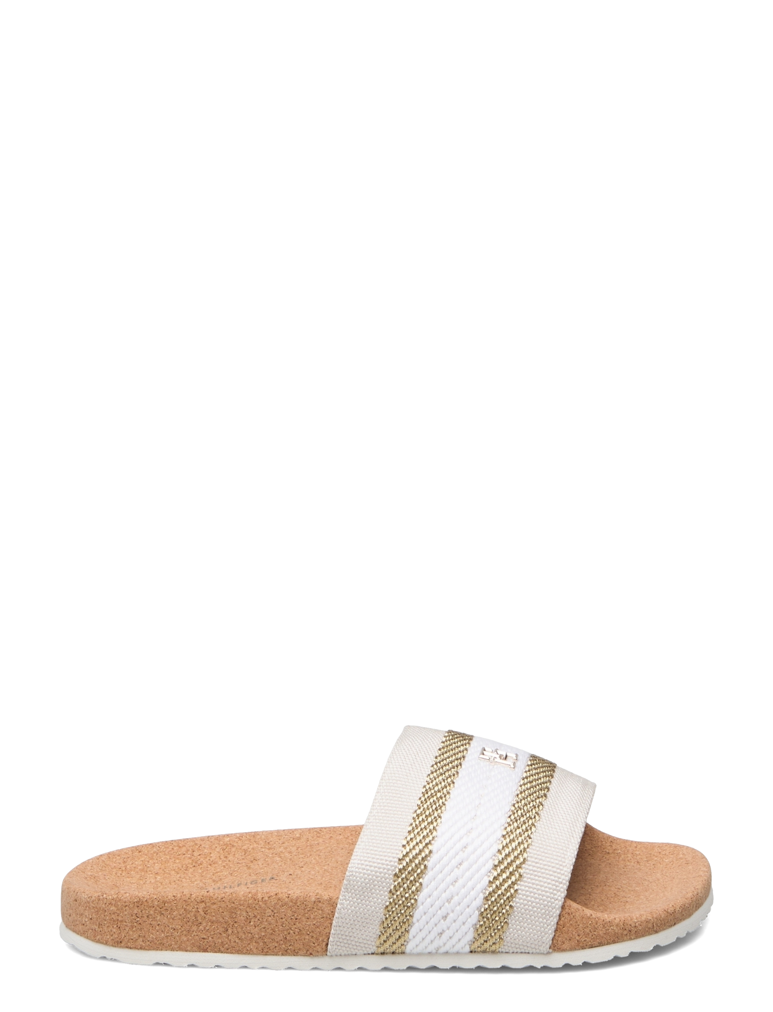 Tommy Hilfiger - TOMMY FRESH WEBBING SLIDE - feather white - 1