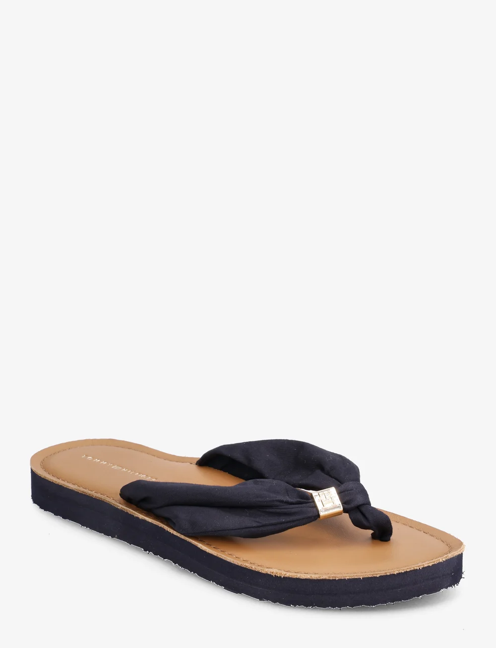 Tommy Hilfiger - TH ELEVATED BEACH SANDAL - flip flops - space blue - 0