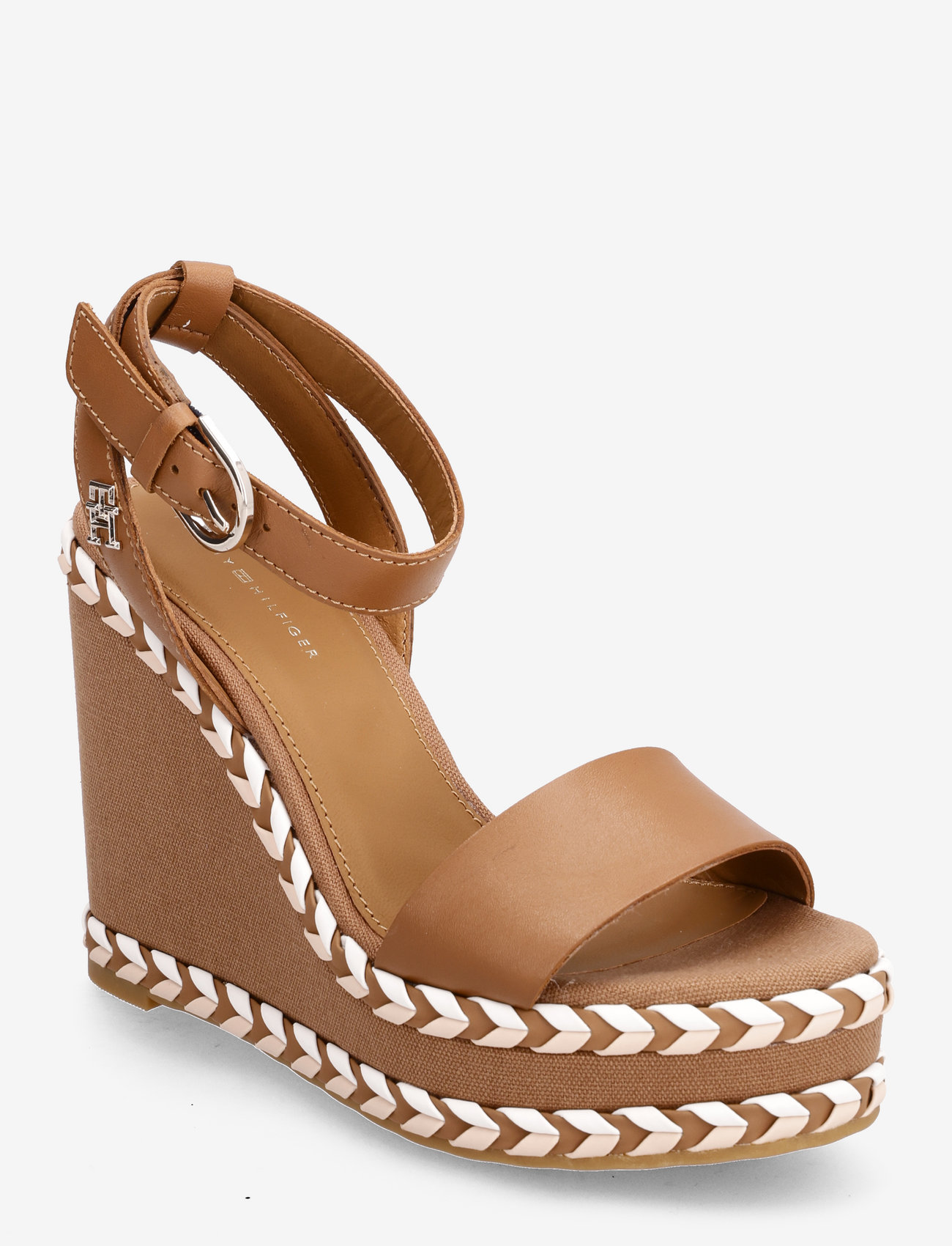 Tommy Hilfiger - NEW WEDGE - party wear at outlet prices - summer cognac - 0