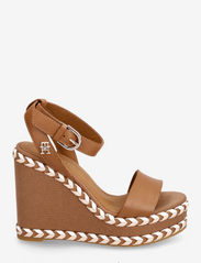 Tommy Hilfiger - NEW WEDGE - party wear at outlet prices - summer cognac - 1