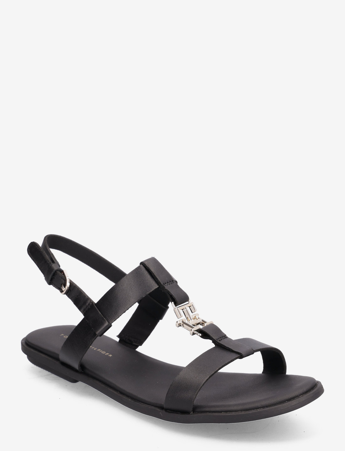 Tommy hilfiger sandals online black