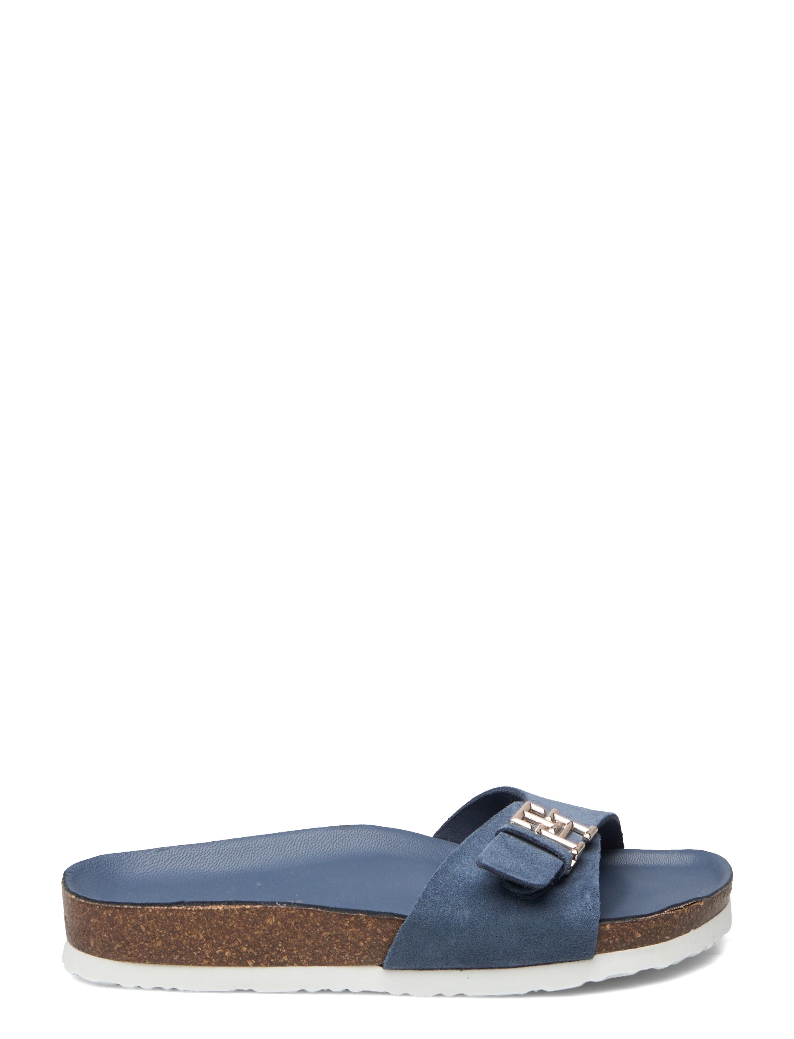Tommy Hilfiger - TH MULE SANDAL SUEDE - blue coast - 1