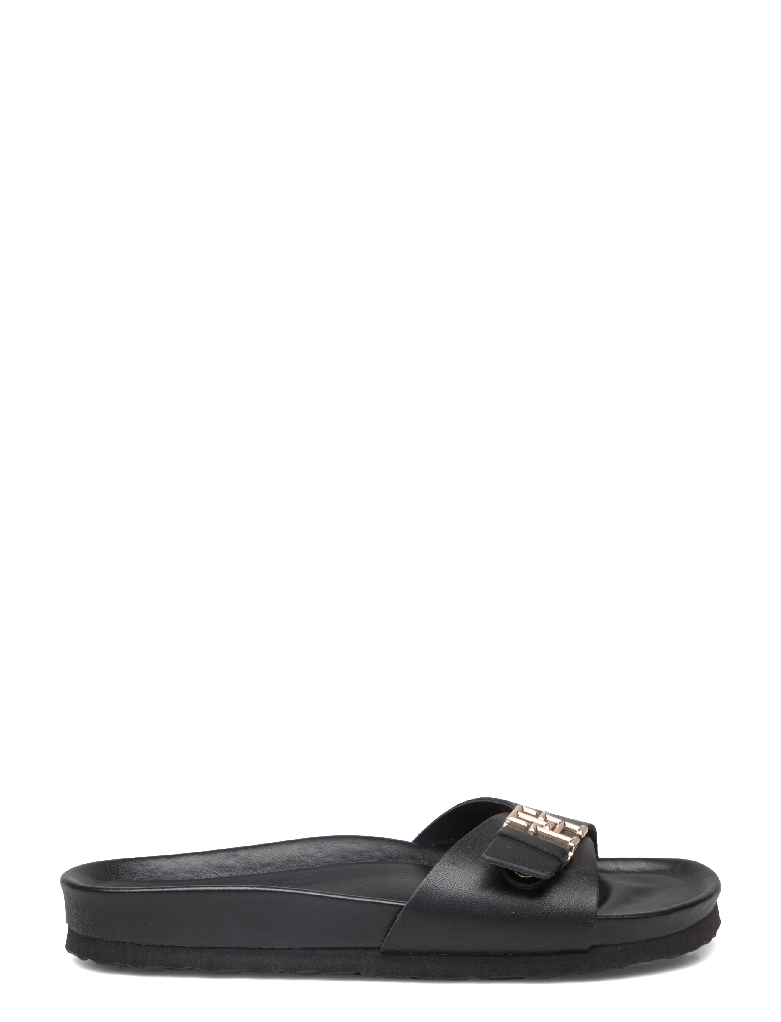 Tommy Hilfiger - TH MULE SANDAL LEATHER - black - 1