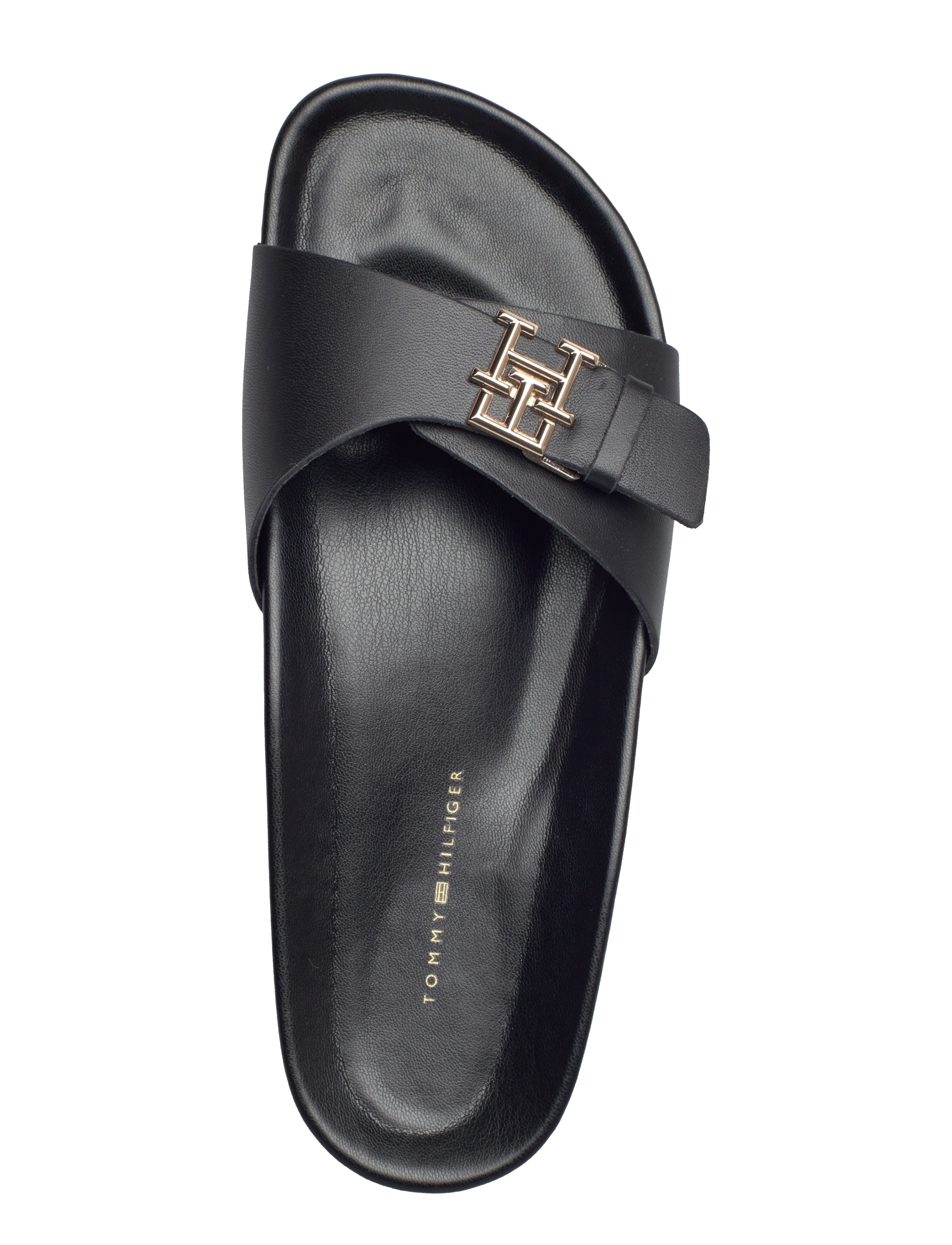 Tommy Hilfiger - TH MULE SANDAL LEATHER - black - 3