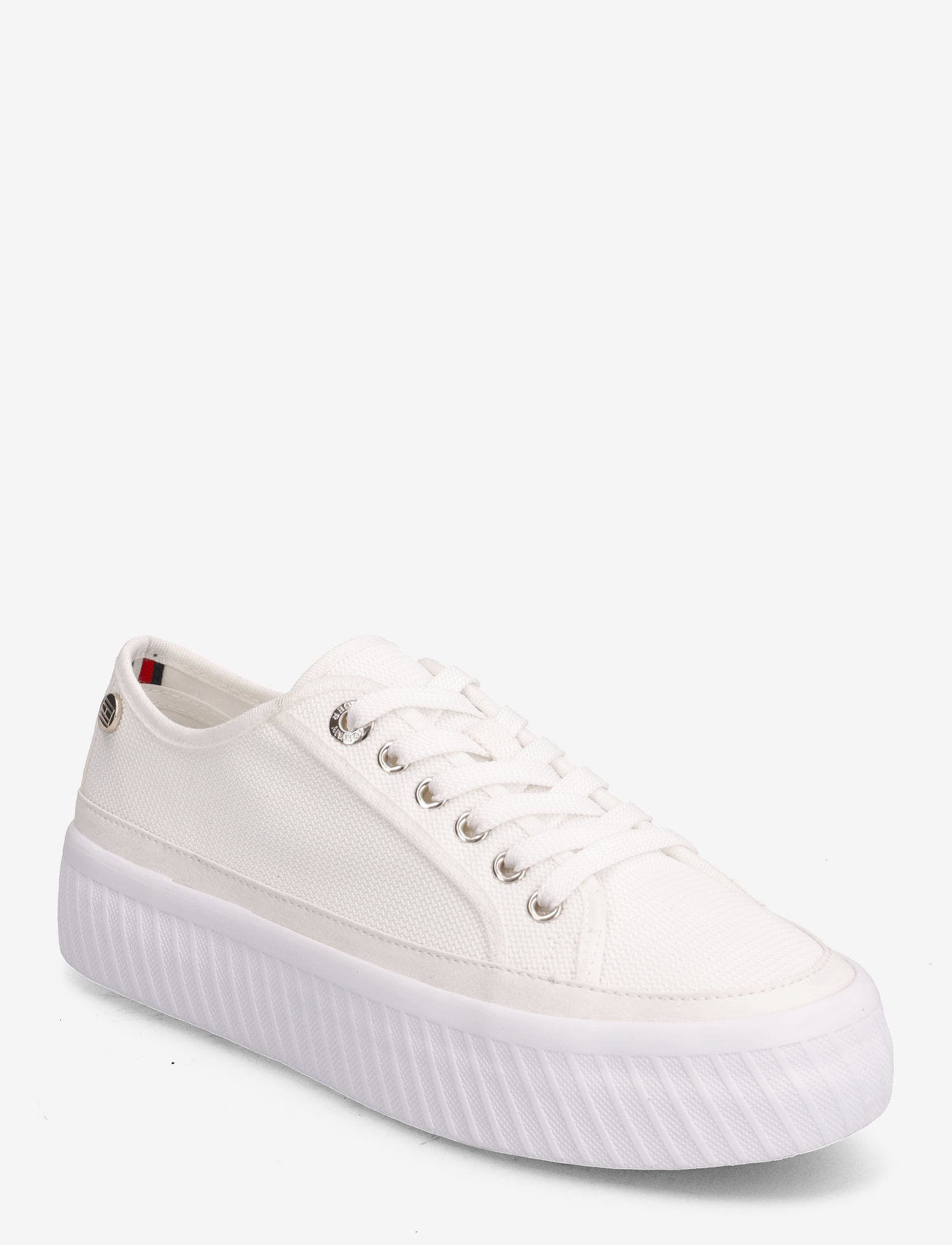 Tommy Hilfiger - PLATFORM VULCANIZED SNEAKER - ecru - 0