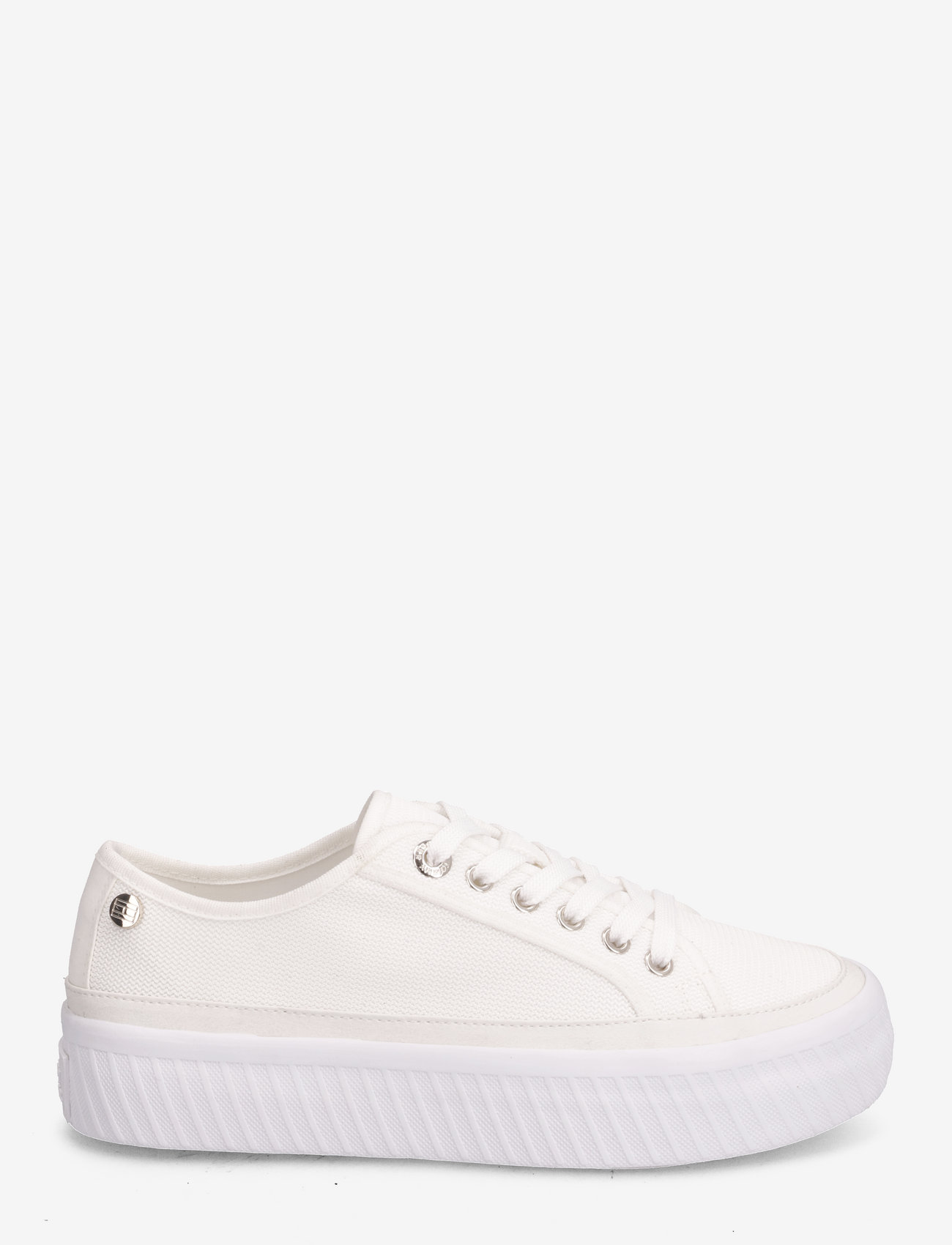 Tommy Hilfiger - PLATFORM VULCANIZED SNEAKER - ecru - 1