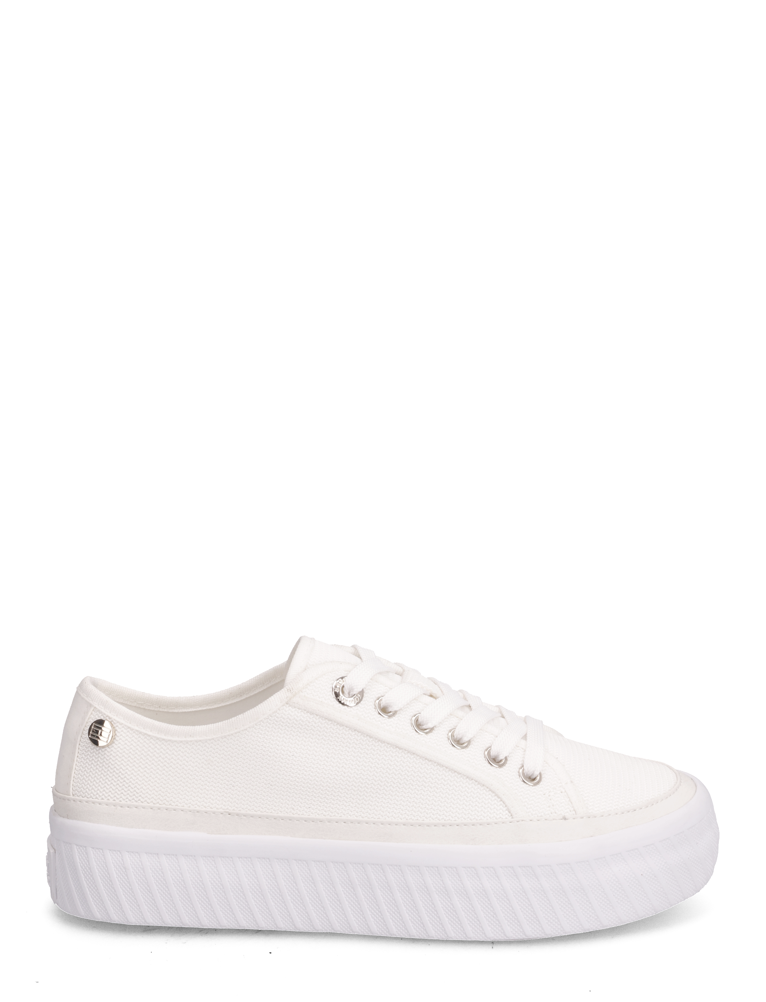 Tommy Hilfiger - PLATFORM VULCANIZED SNEAKER - ecru - 1