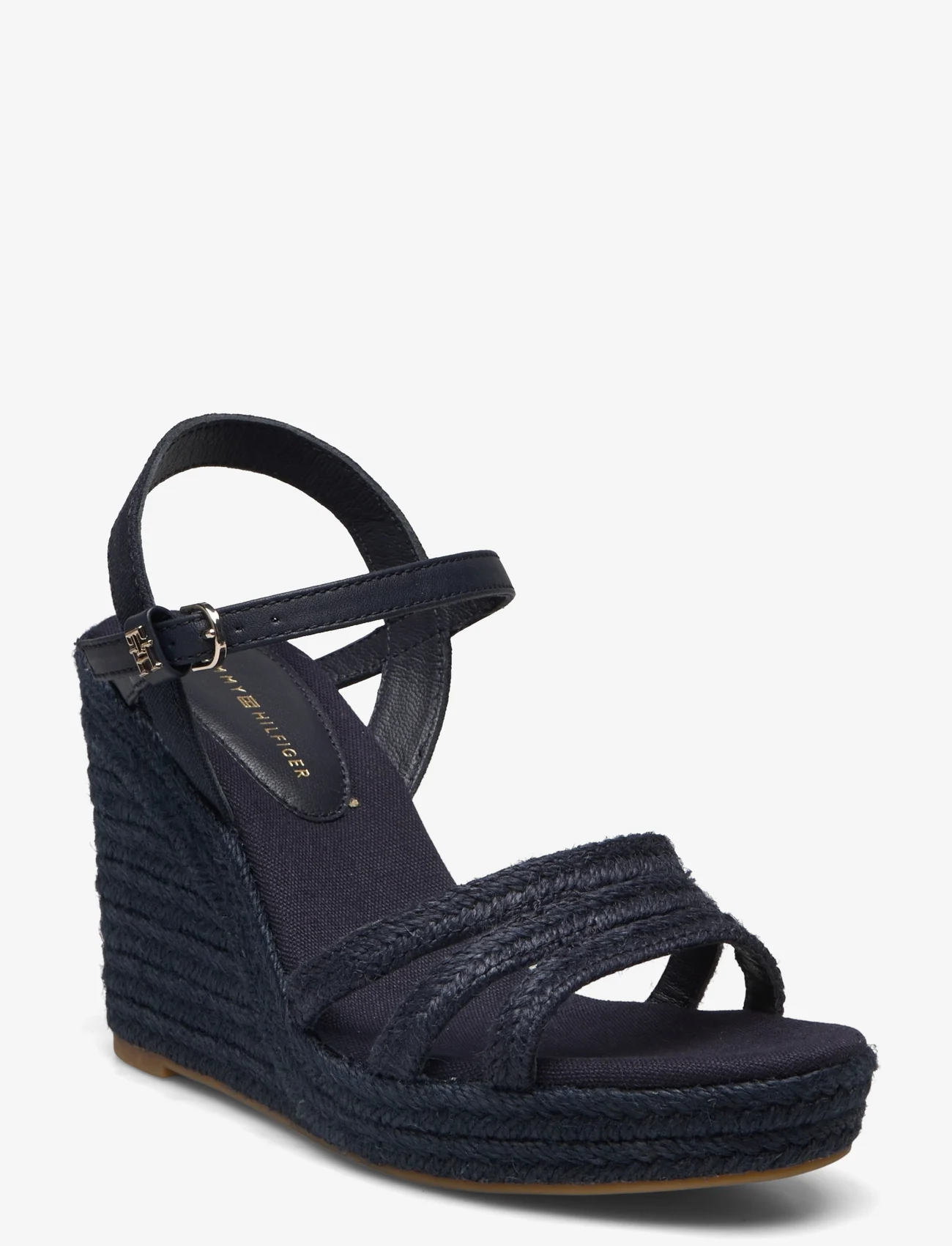Tommy Hilfiger - ESSENTIAL BASIC WEDGE SANDAL - party wear at outlet prices - space blue - 0