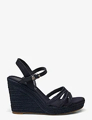 Tommy Hilfiger - ESSENTIAL BASIC WEDGE SANDAL - party wear at outlet prices - space blue - 1