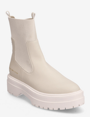 Tommy Hilfiger - FEMININE SEASONAL UTILITY BOOT - platta ankelboots - classic beige - 0