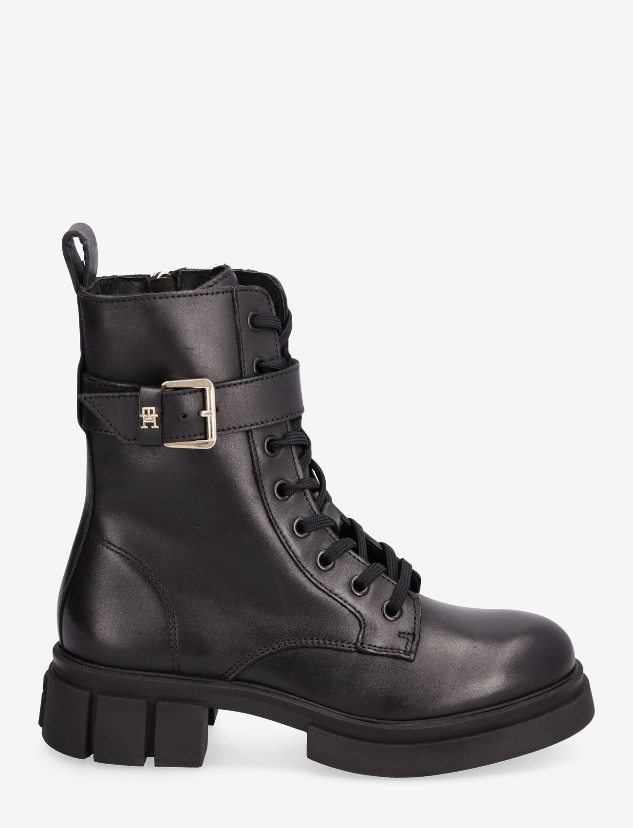 Tommy Hilfiger - COOL FEMININE BIKERBOOT - laced boots - black - 1
