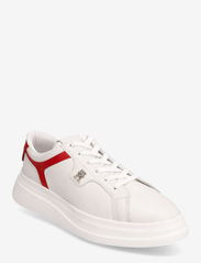 Tommy Hilfiger - POINTY COURT SNEAKER - naised - ecru/fierce red - 0