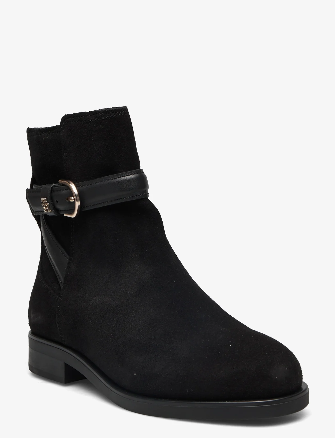 Tommy Hilfiger - ELEVATED ESSENT BOOT THERMO SDE - flat ankle boots - black - 0