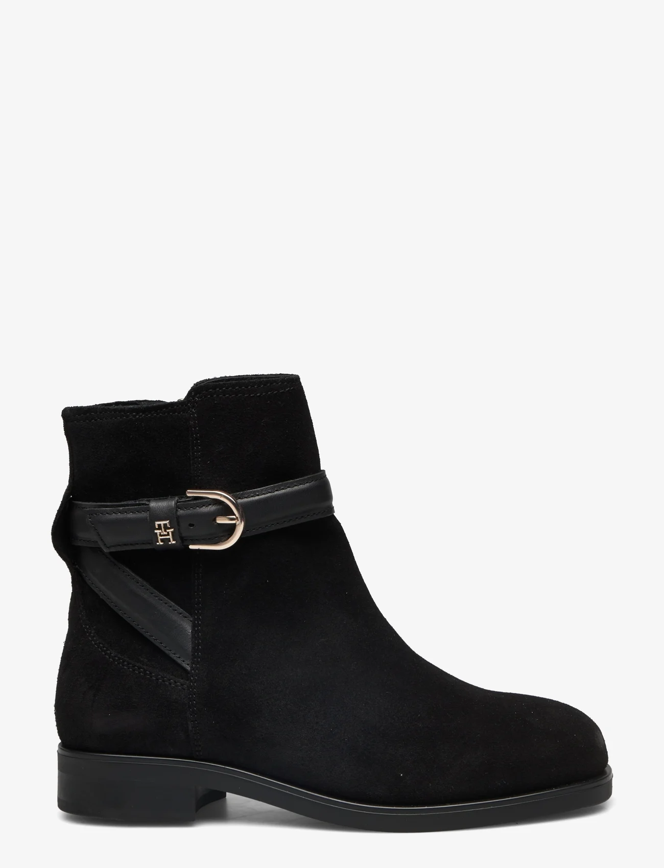 Tommy Hilfiger - ELEVATED ESSENT BOOT THERMO SDE - flat ankle boots - black - 1