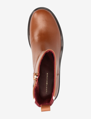 Tommy Hilfiger - COOL ELEVATED ANKLE BOOTIE - tasapohjaiset nilkkurit - natural cognac - 3