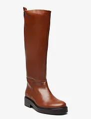 Tommy Hilfiger - COOL ELEVATED LONGBOOT - lange stiefel - natural cognac - 0