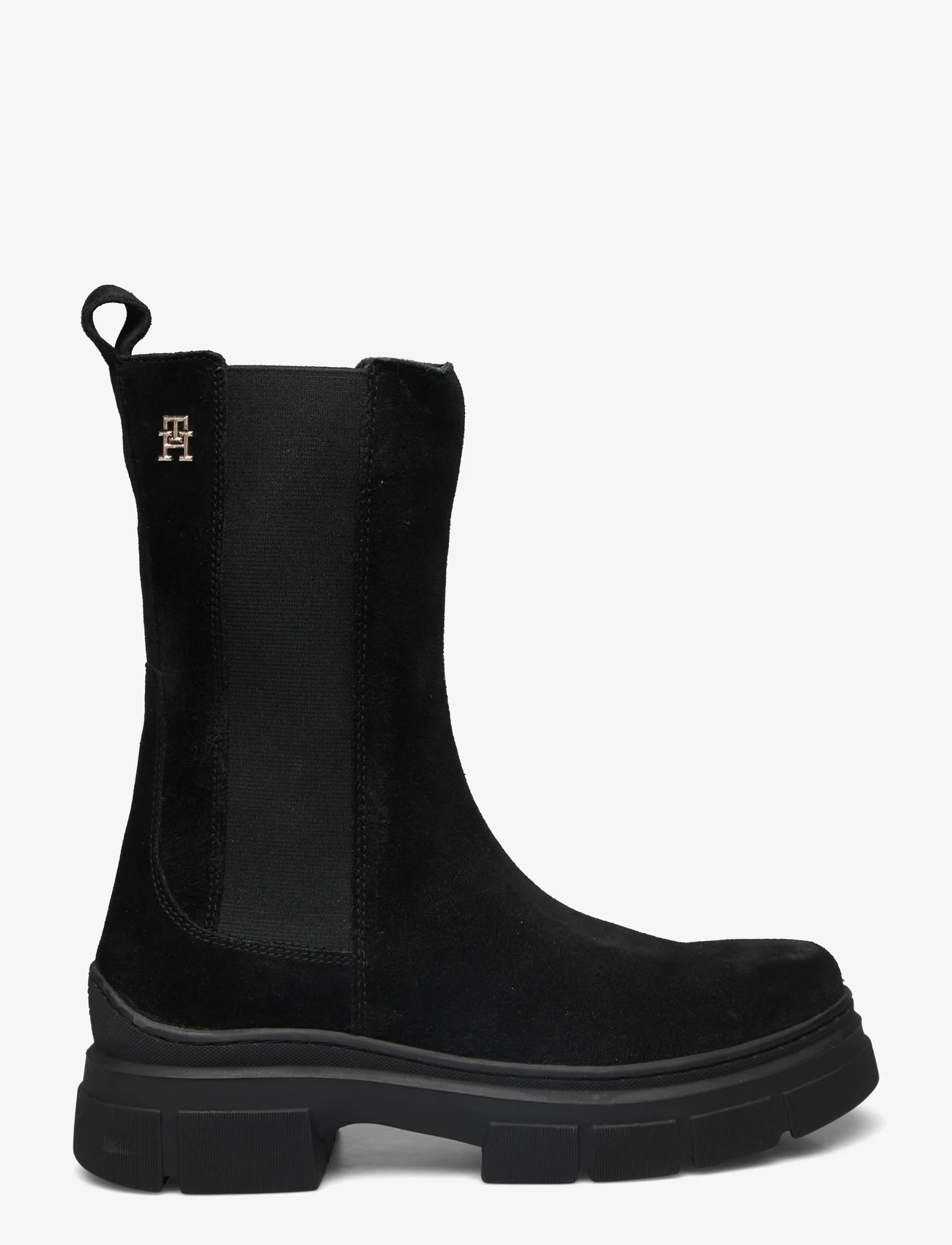 Tommy Hilfiger - ESSENTIAL SUEDE CHELSEA BOOT - chelsea boots - black - 1