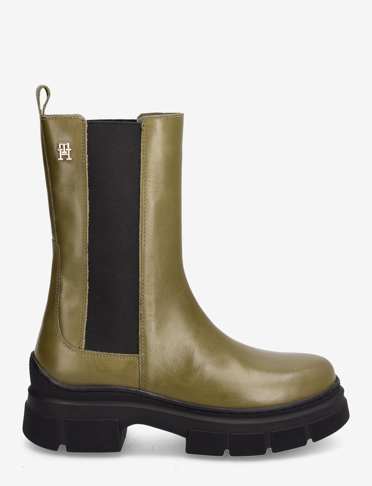 Tommy Hilfiger - ESSENTIAL LEATHER CHELSEA BOOT - chelsea boots - putting green - 1