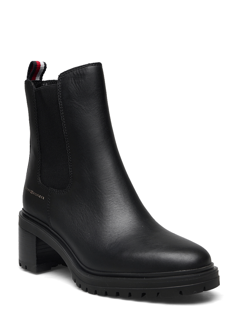 Tommy hilfiger cheap leather booties