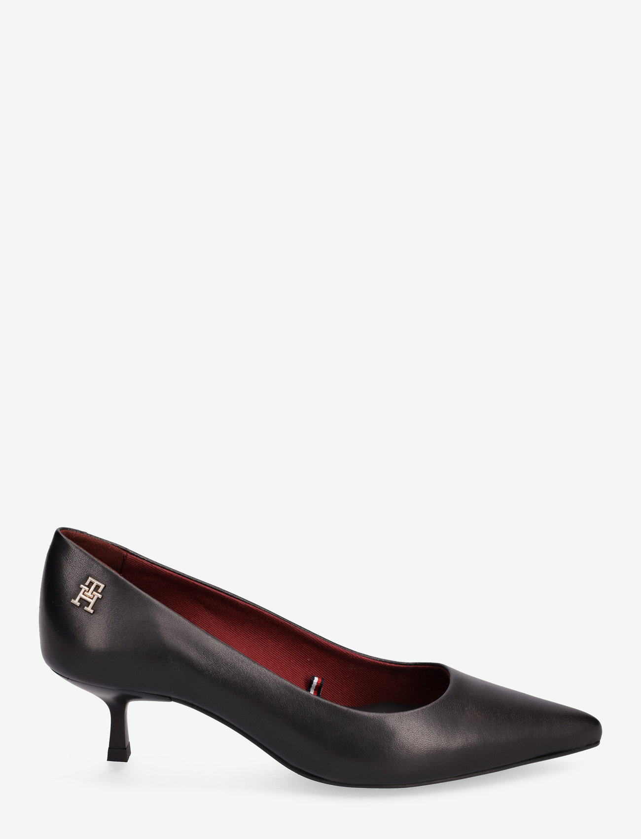 Tommy Hilfiger - POINTY KITTEN HEEL PUMP - party wear at outlet prices - black - 1