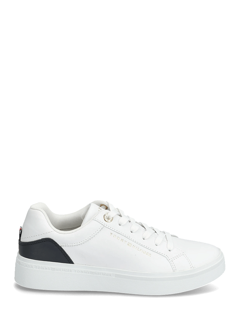 Tommy Hilfiger - ELEVATED ESSENTIAL COURT SNEAKER - konfirmationstøj - white - 1