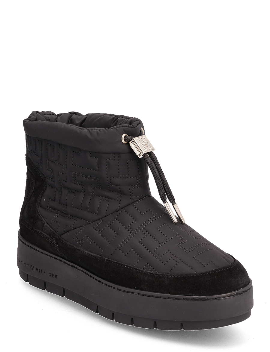 Tommy Hilfiger - TOMMY MONOGRAM SNOWBOOT - black - 0