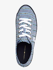 Tommy Hilfiger - VULC CANVAS SNEAKER SHIRTING - low top sneakers - shirting space blue - 3