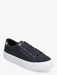 Tommy Hilfiger - ESSENTIAL VULC CANVAS SNEAKER - lave sneakers - space blue - 0