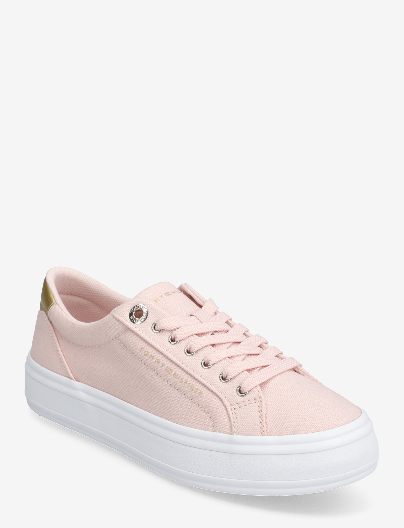Tommy Hilfiger - ESSENTIAL VULC CANVAS SNEAKER - low top sneakers - whimsy pink - 0