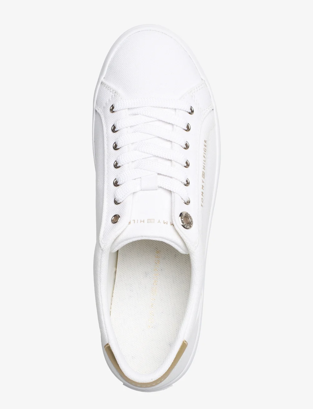 Tommy hilfiger 2025 white canvas sneakers