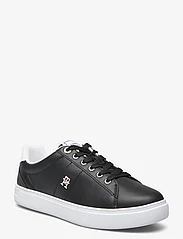 Tommy Hilfiger - ESSENTIAL ELEVATED COURT SNEAKER - lave sneakers - black - 0