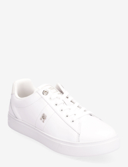 Tommy Hilfiger - ESSENTIAL ELEVATED COURT SNEAKER - sportiska stila apavi ar pazeminātu potītes daļu - white - 0