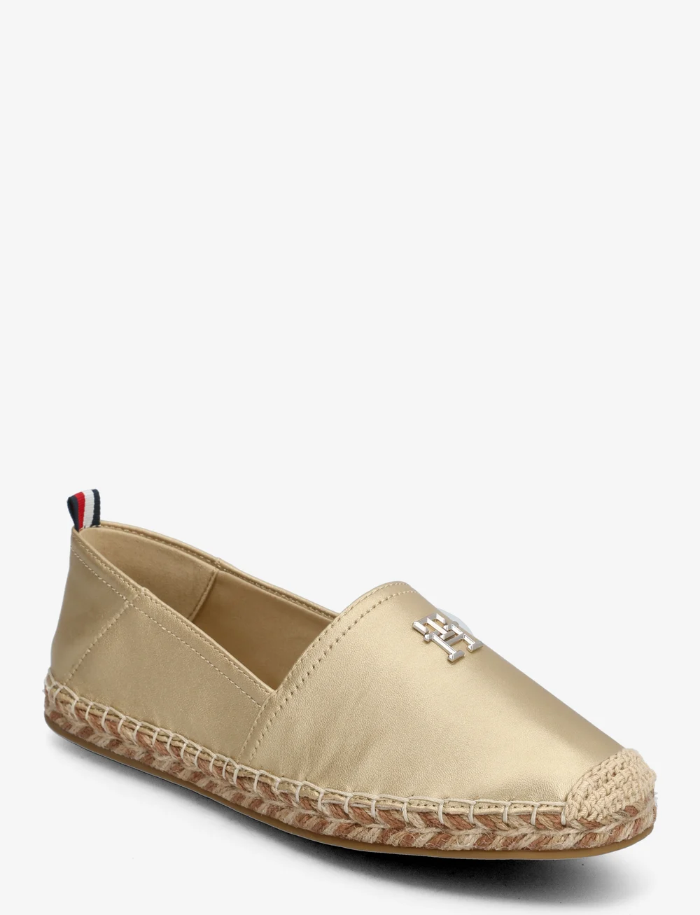 Tommy Hilfiger Th Gold Flat Espadrille Flat espadrilles Boozt