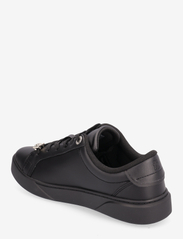 Tommy Hilfiger - GOLDEN HW COURT SNEAKER - sportiska stila apavi ar pazeminātu potītes daļu - black - 2