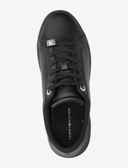 Tommy Hilfiger - GOLDEN HW COURT SNEAKER - sportiska stila apavi ar pazeminātu potītes daļu - black - 3