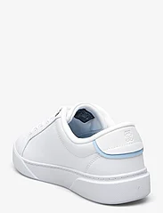 Tommy Hilfiger - GOLDEN HW COURT SNEAKER - sportiska stila apavi ar pazeminātu potītes daļu - white/well water - 2