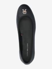 Tommy Hilfiger - TH LEATHER BALLERINA - juhlamuotia outlet-hintaan - black - 3