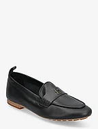 TH LEATHER MOCCASIN - BLACK