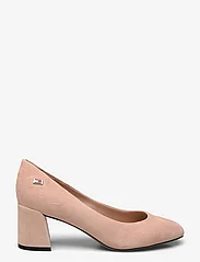 Tommy Hilfiger - TH SUEDE MID HEEL BLOCK PUMP - party wear at outlet prices - misty blush - 1
