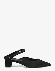 Tommy Hilfiger - TH POINTY MID HEEL LEATHER MULE - festmode zu outlet-preisen - black - 1