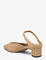 Tommy Hilfiger - TH POINTY MID HEEL LEATHER MULE - sandaler med hæl - classic khaki - 2