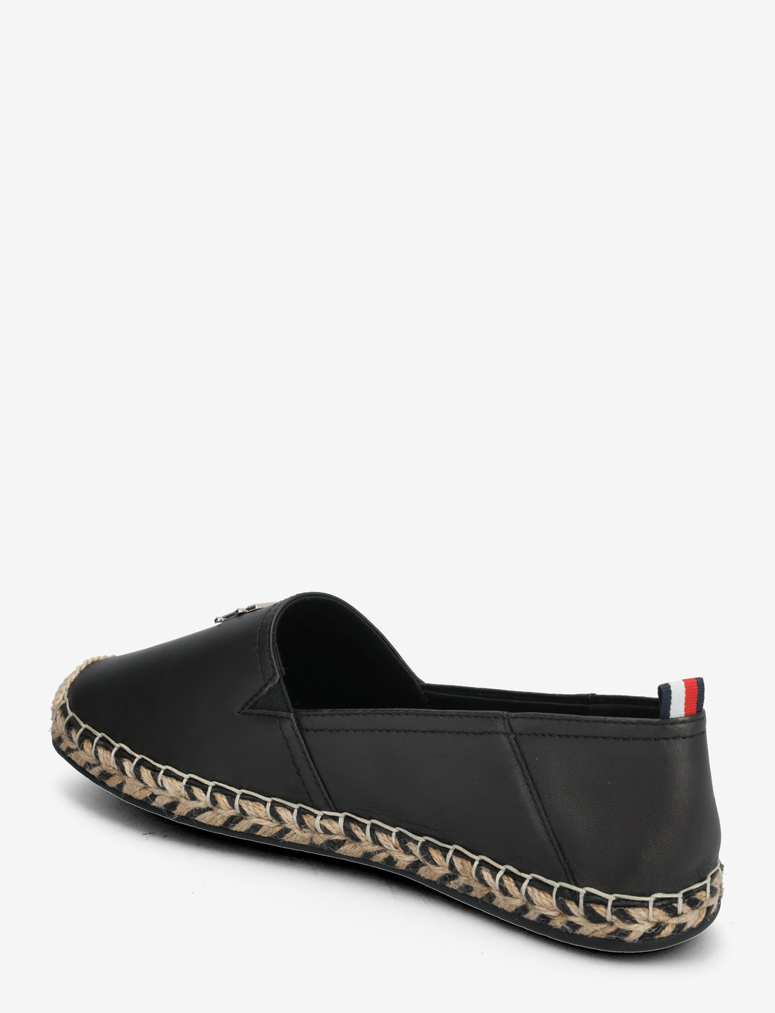 Leather flat deals espadrilles