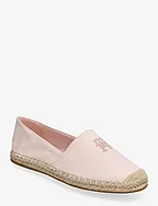 EMBROIDERED FLAT ESPADRILLE - WHIMSY PINK
