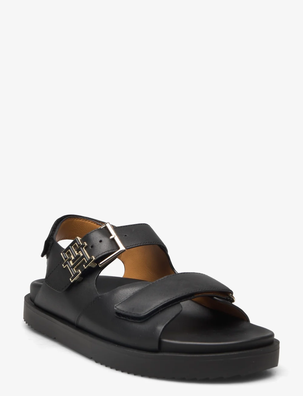 Tommy Hilfiger Th Hardware Lthr Sporty Sandal Flat sandals Boozt